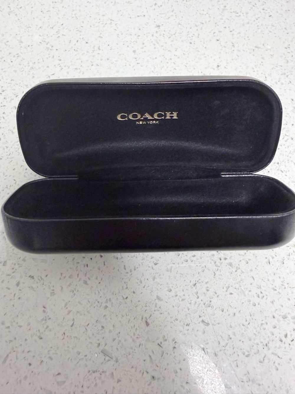 Coach New York Black Eyeglasses Case with Microfiber Cloth – Brand New - Picture 4 of 9